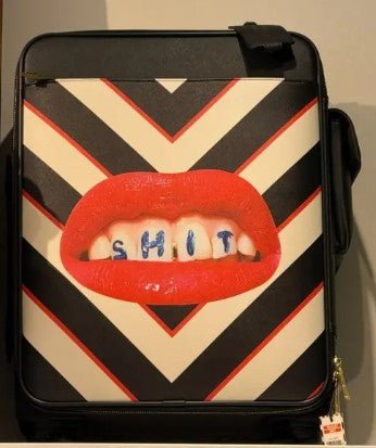 Seletti Toiletpaper Travel Trolley Suitcase