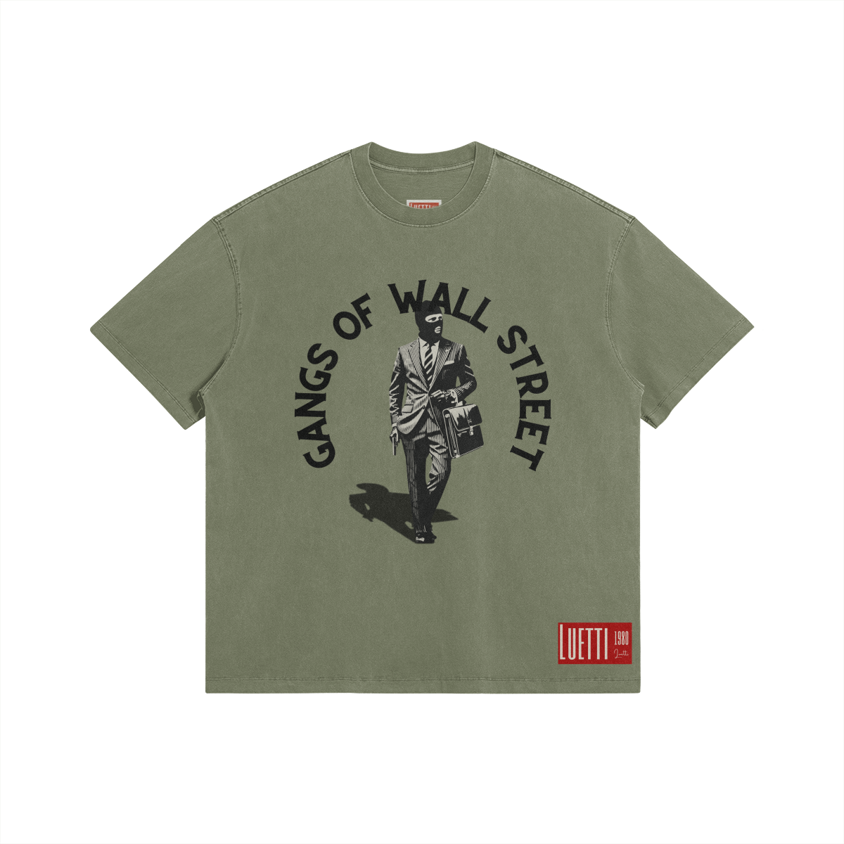 Gangs of Wall Street Washed Oversized Tee