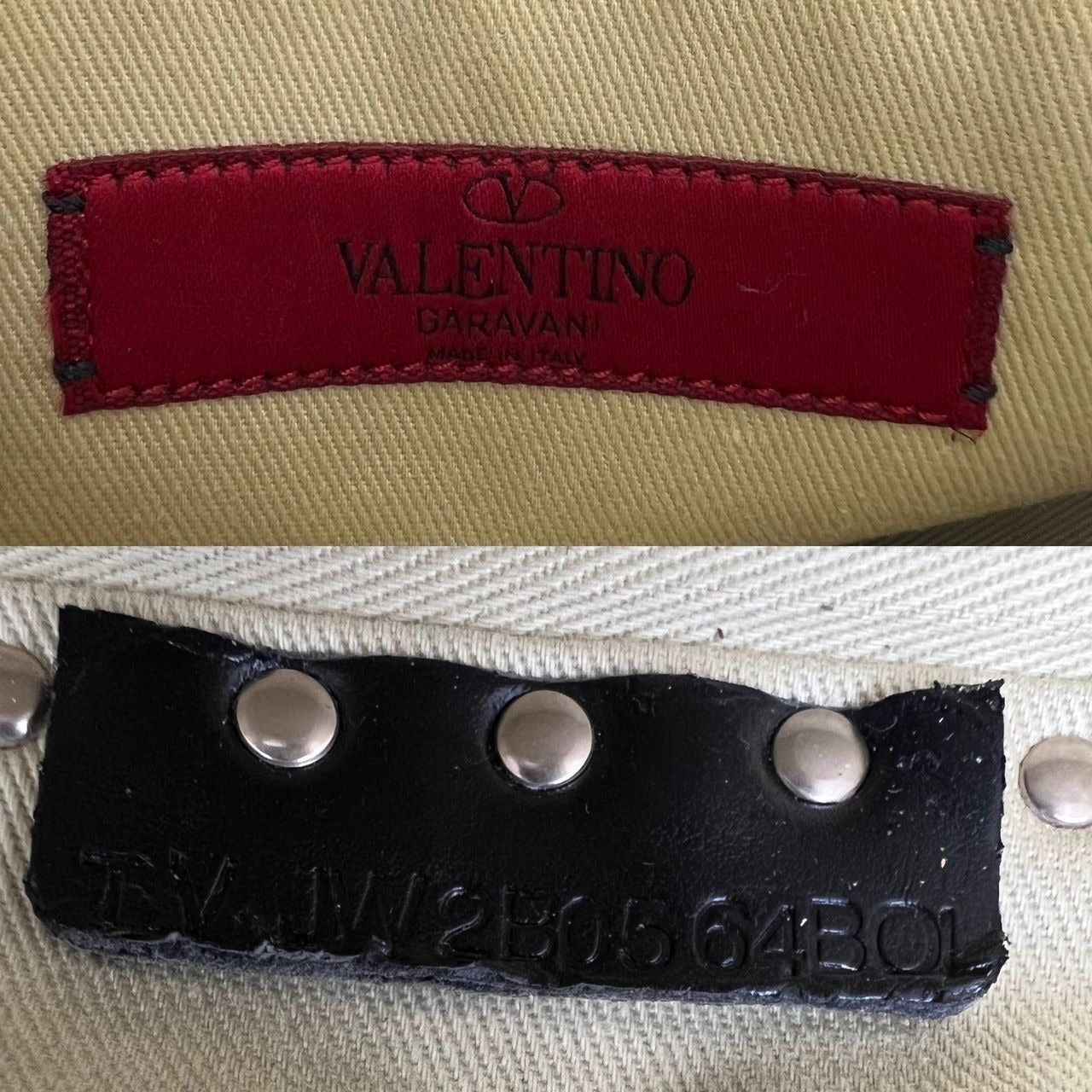 Valentino Rockstud Double Zip Purple Leather Crossbody Bag