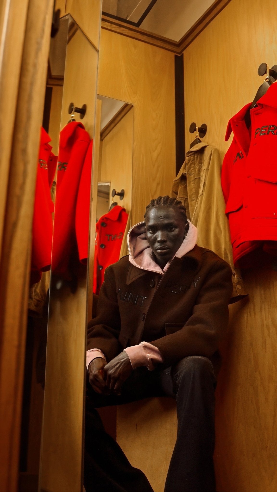 The Red Love Boxy jacket